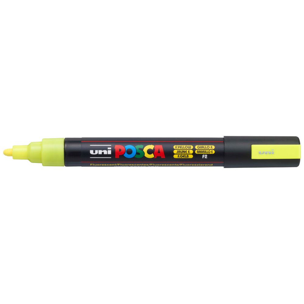 Marker Paint Uni Posca PC5M Bullet - Fluoro Yellow