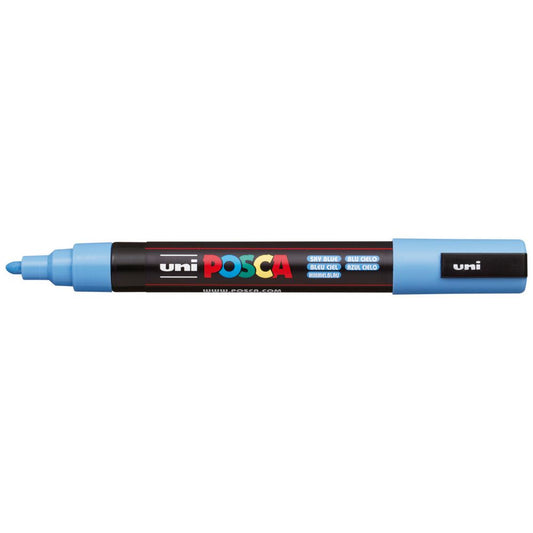 Marker Paint Uni Posca PC5M Bullet - Sky Blue