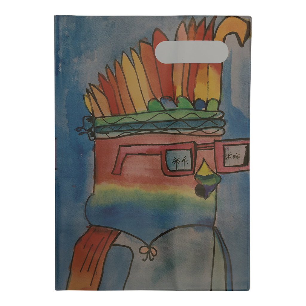 Spencil A4 Book Cover - Chilling Cockatoos