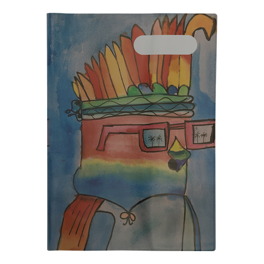 Spencil A4 Book Cover - Chilling Cockatoos