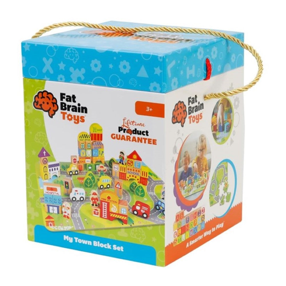 Fat Brain Toys My Town Block Set