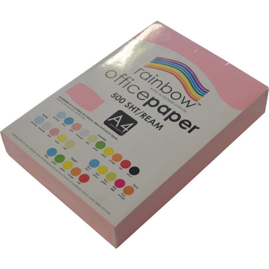 Copy Paper A4 80GSM Pastel Pink 500 Pack