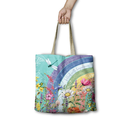 Re-usable Bag Rainbow Wildflower