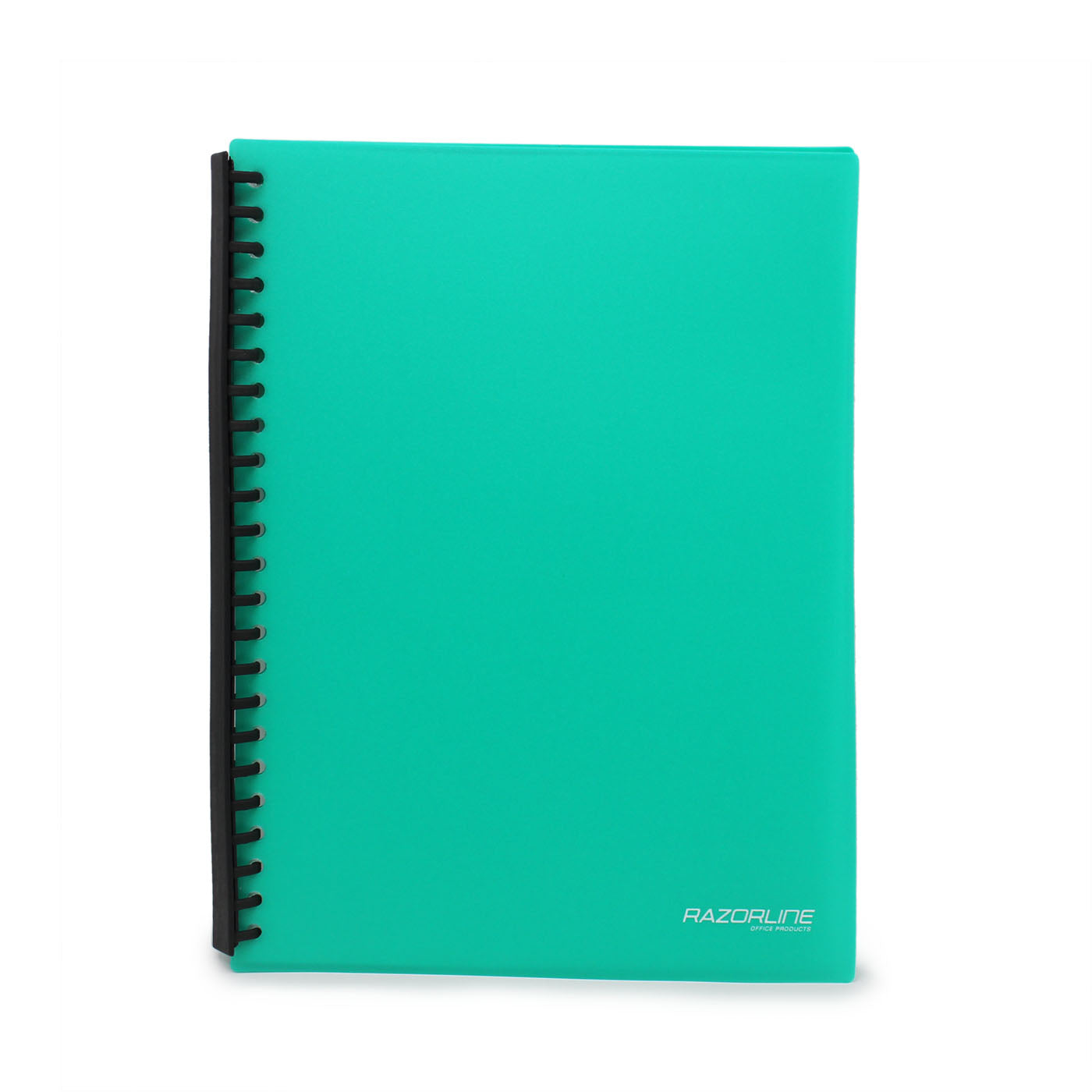 Display Book A4 Refillable 20 Pocket Green