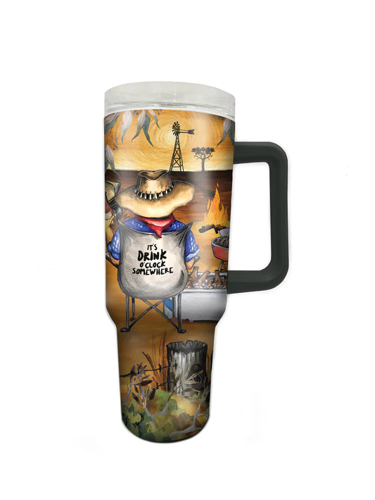Stainless Steel Insulated Mug 1.2 litres - Campfire Beers