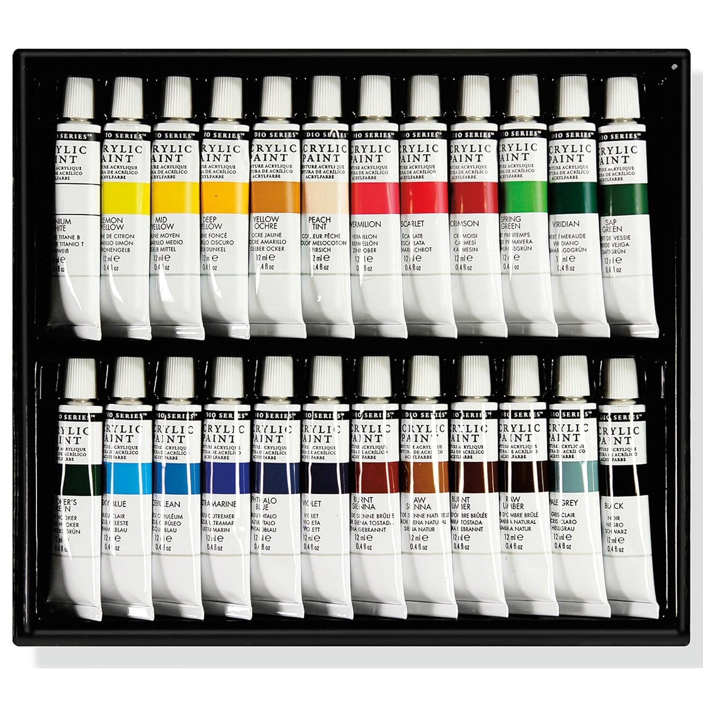 Studio Series Acrylic Paint Set (24 colours)