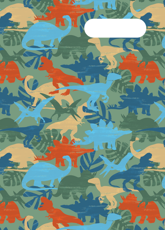 Spencil A4 Book Cover - Dinosaur Safari