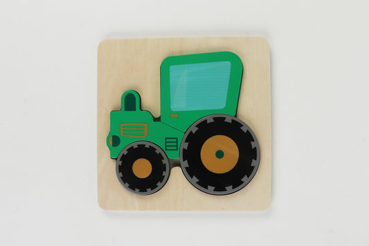 Vehicle Chunky Puzzles - Tractor