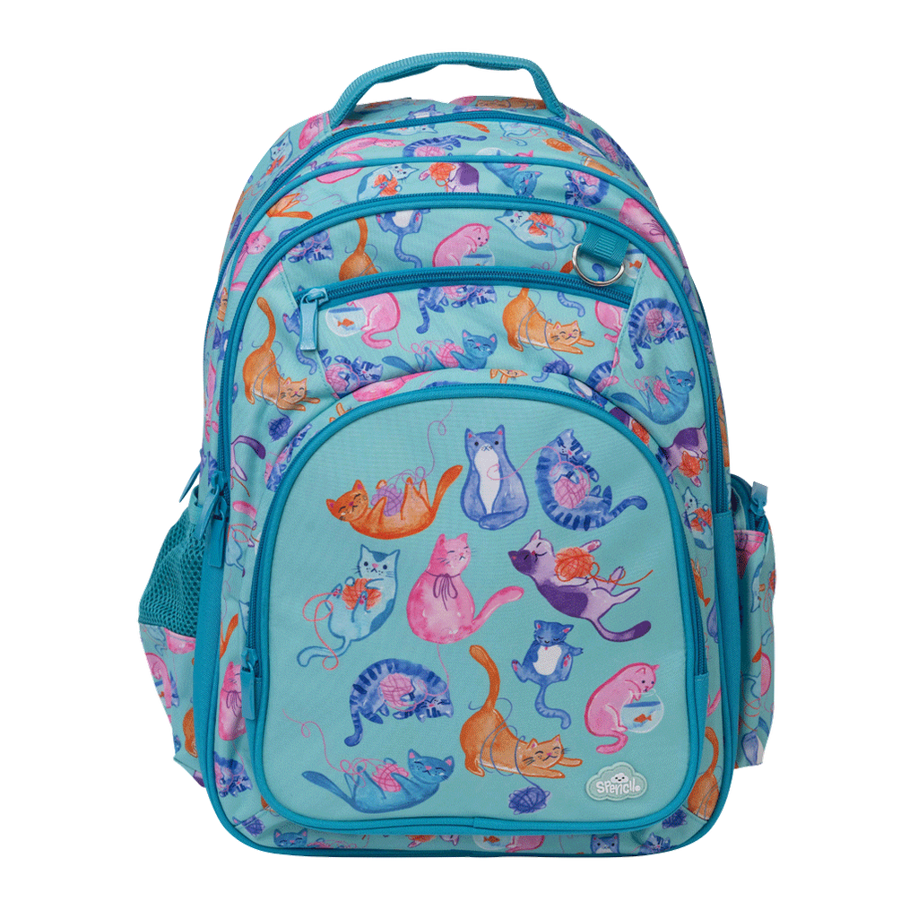 Spencil Big Kids Backpack - Crazy Cats