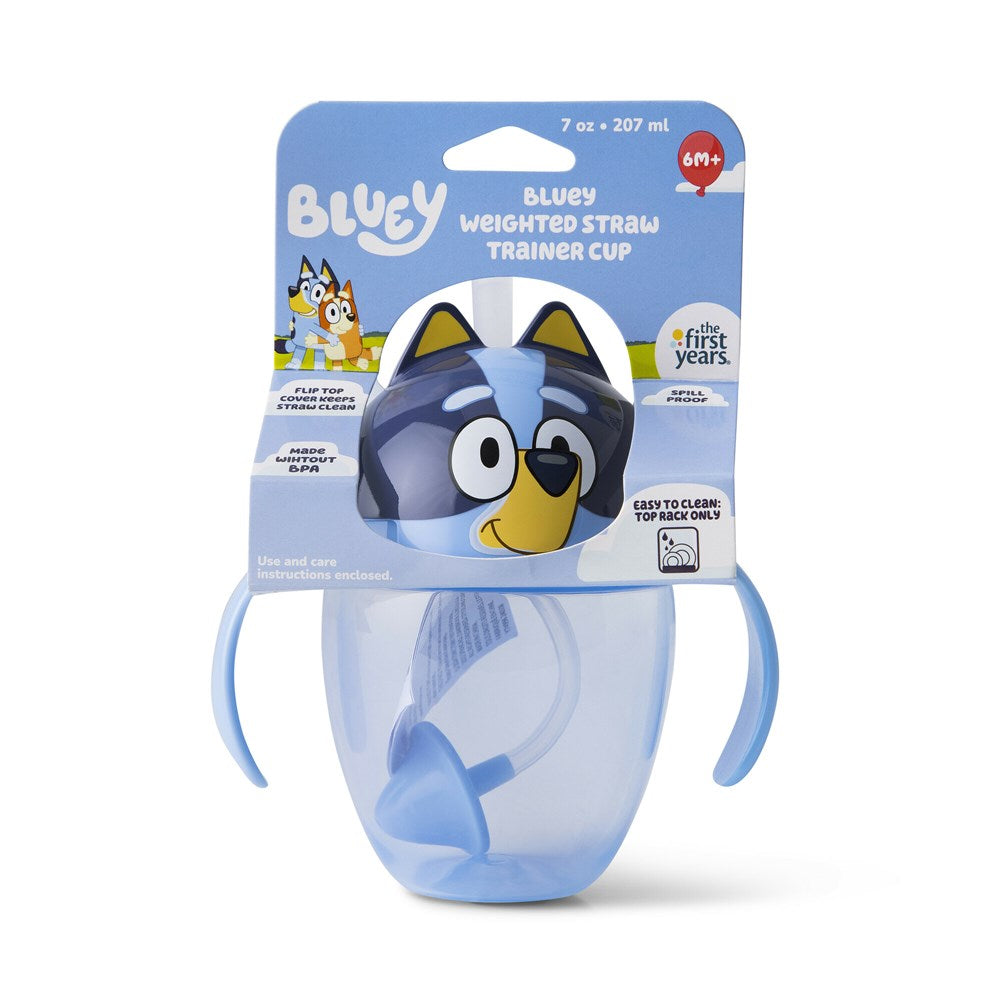 Bluey - Weighted Straw Trainer Cup