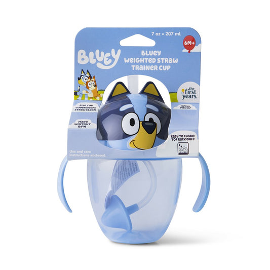 Bluey - Weighted Straw Trainer Cup