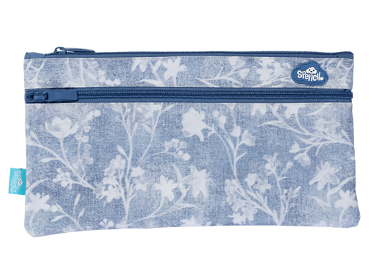 Spencil Twin Zip Pencil Case - Denim Daze