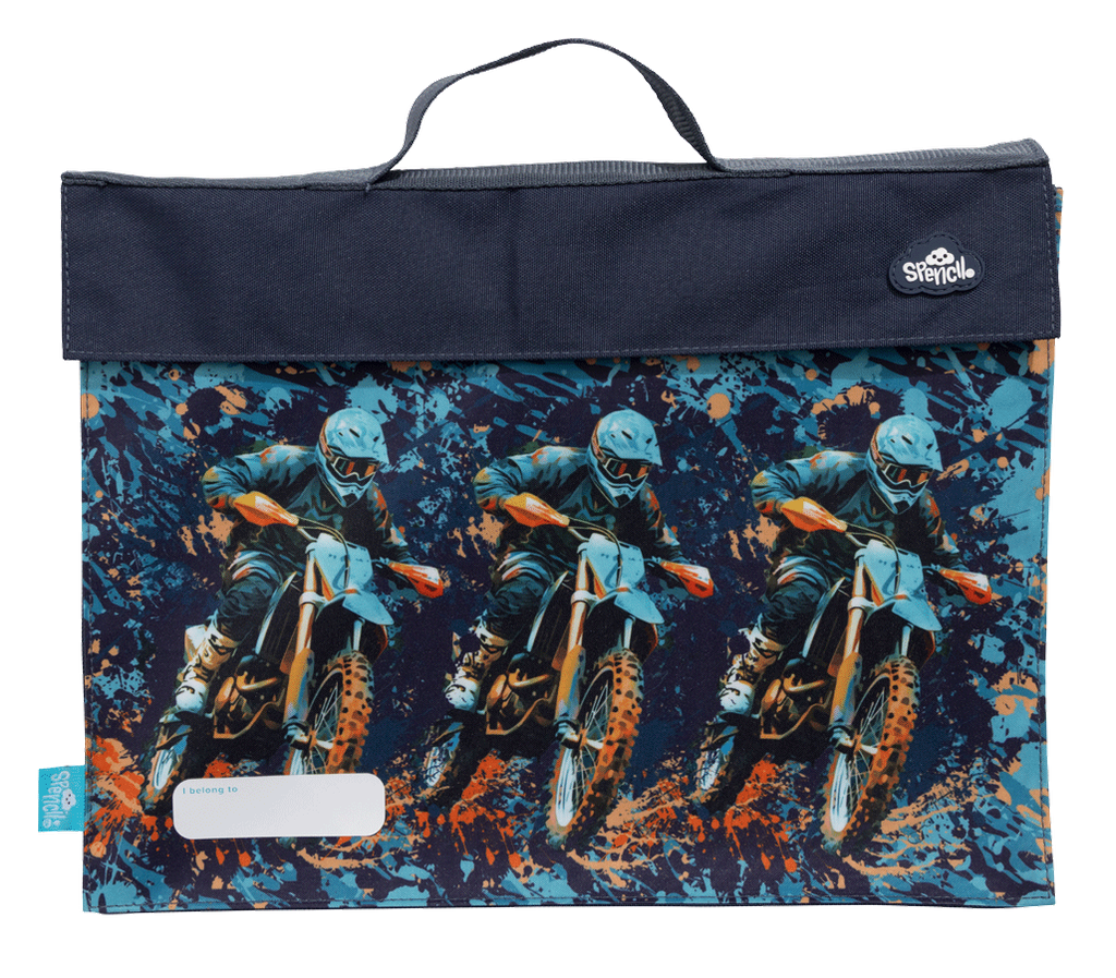 Spencil Library Bag - Moto Camo Trax