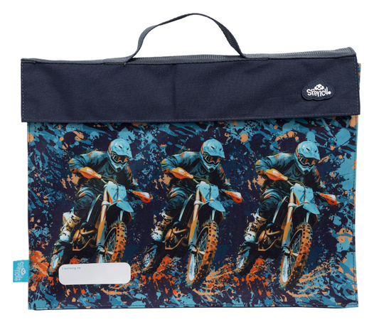 Spencil Library Bag - Moto Camo Trax