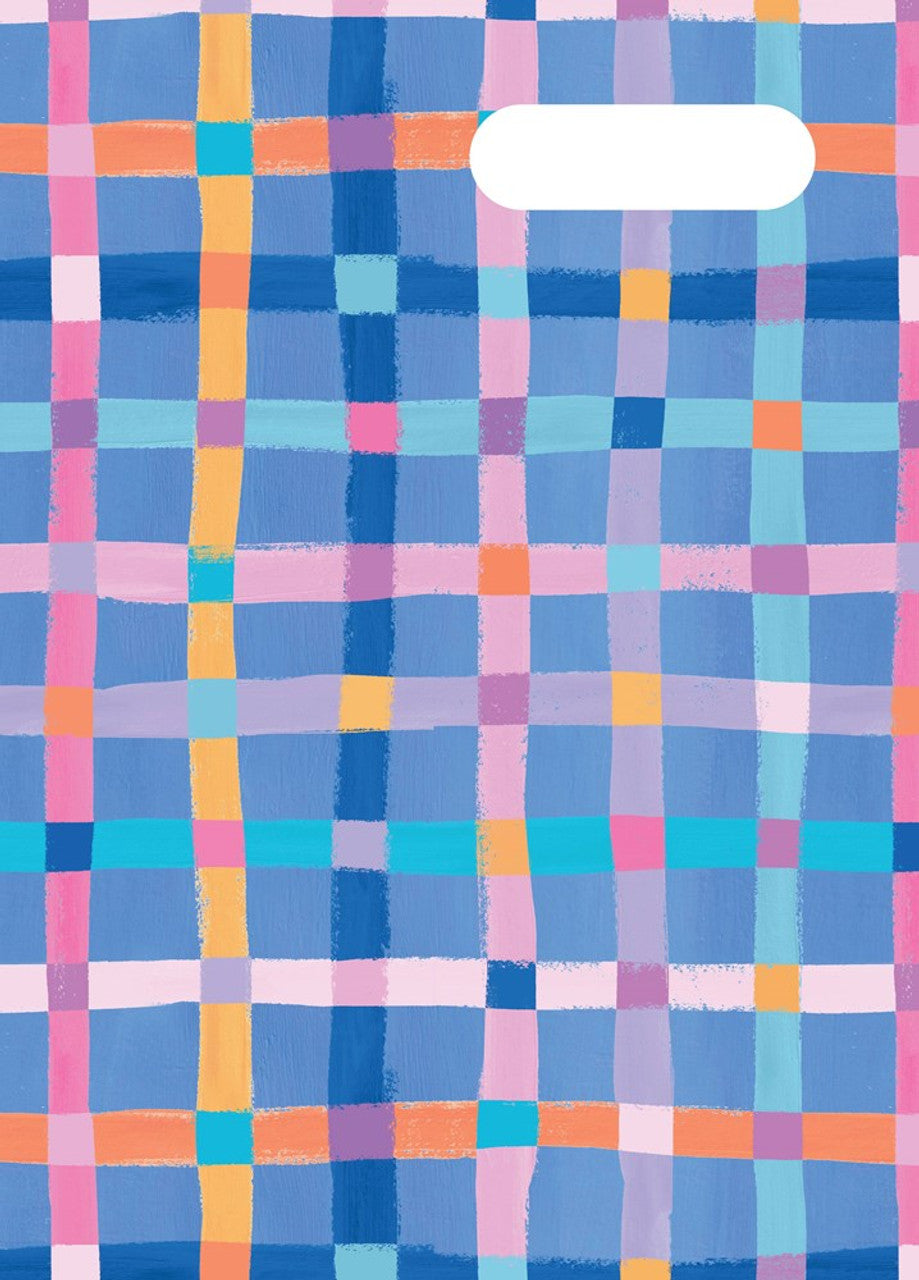 Spencil A4 Book Cover - Pastel Plaid