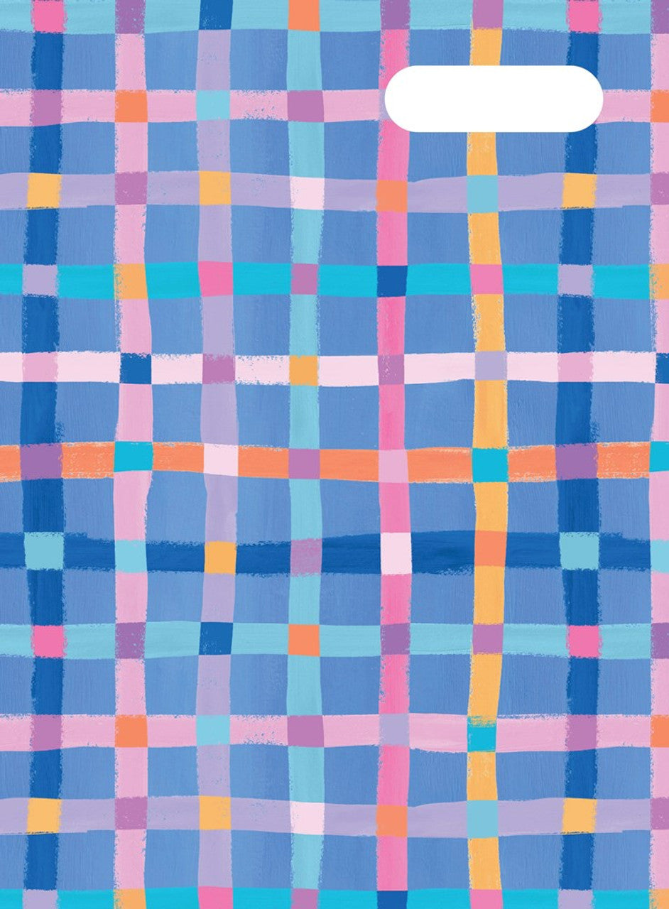 Spencil Scrapbook Cover - Pastel Plaid