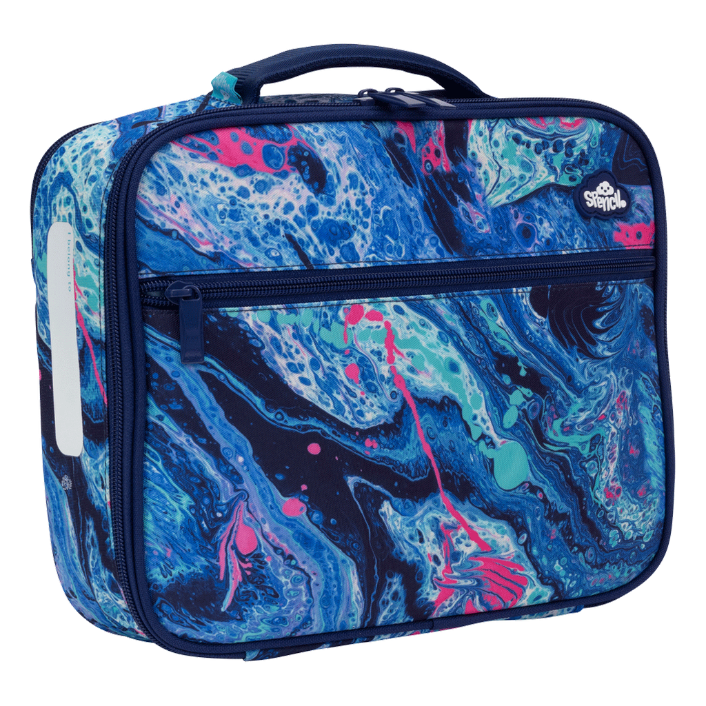 Spencil Big Cooler Lunch Bag - Liquid Marble