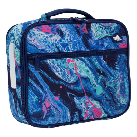 Spencil Big Cooler Lunch Bag - Liquid Marble