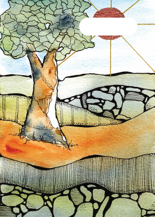 Spencil A4 Book Cover - Flinders Rangers Magic