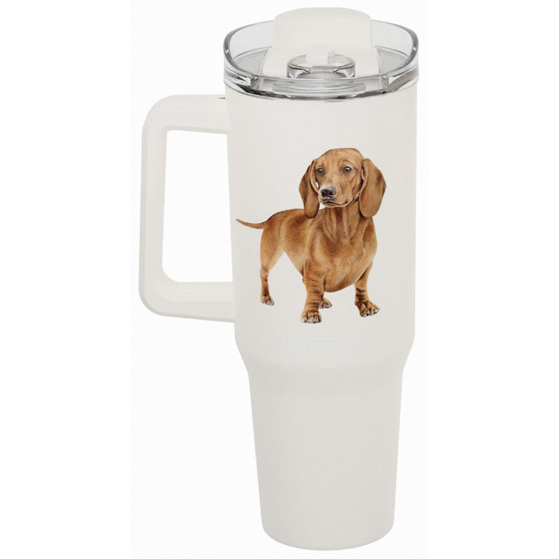 Serengeti Tumbler 1180ml Dachshund Red