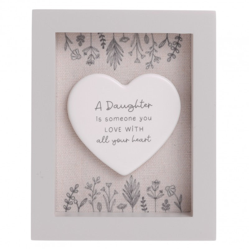 Daughter Rectangle Framed Plaque