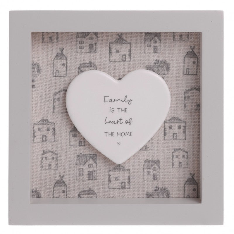 Family Square Framed Plaque