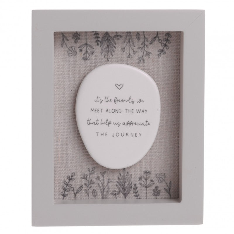 Friends Journey Rectangle Framed Plaque – Paper Shop & More