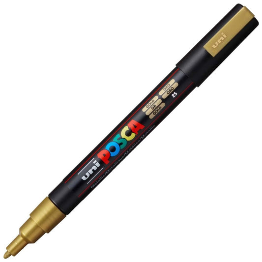 Marker Paint Uni Posca PC3M Bullet - Gold