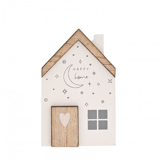 Happy Home Shaped Plaque