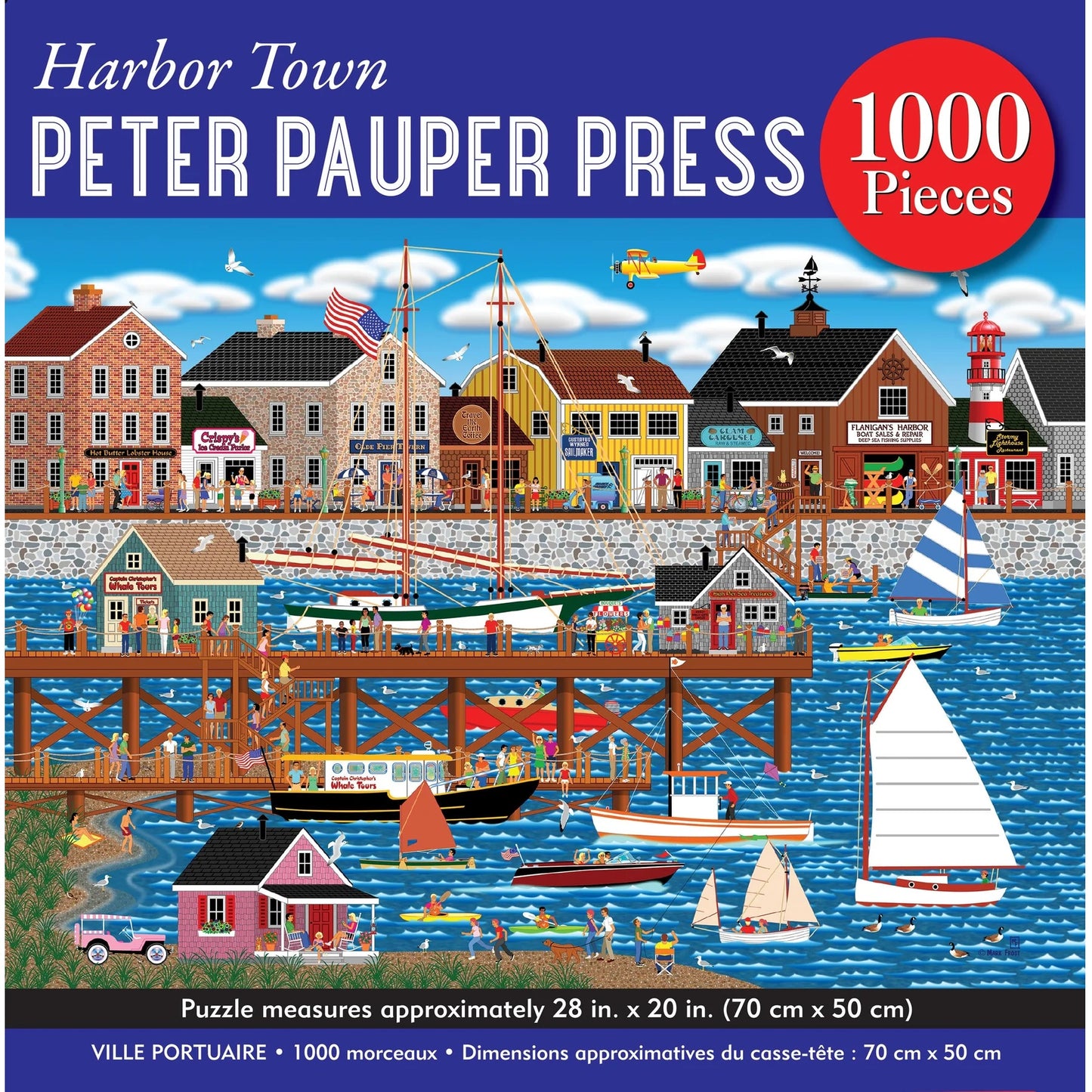 PPP Puzzle Harbor Town 1000PC