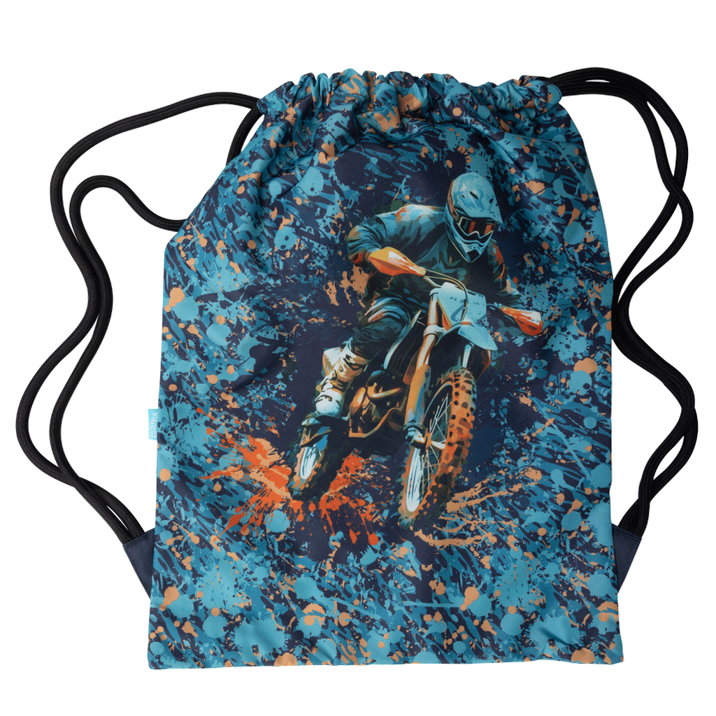 Spencil Big Drawstring Bag - Moto Camo Trax
