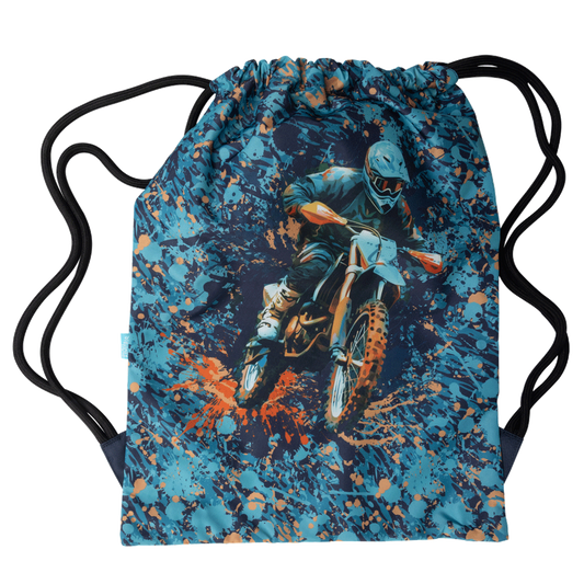 Spencil Big Drawstring Bag - Moto Camo Trax