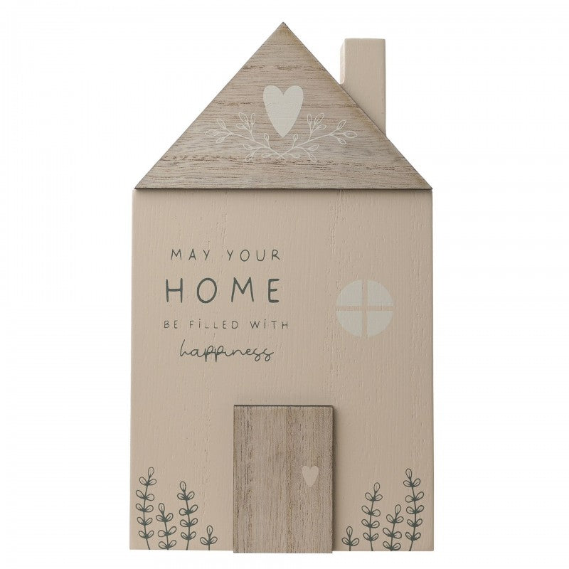 Home Happiness Shaped Plaque