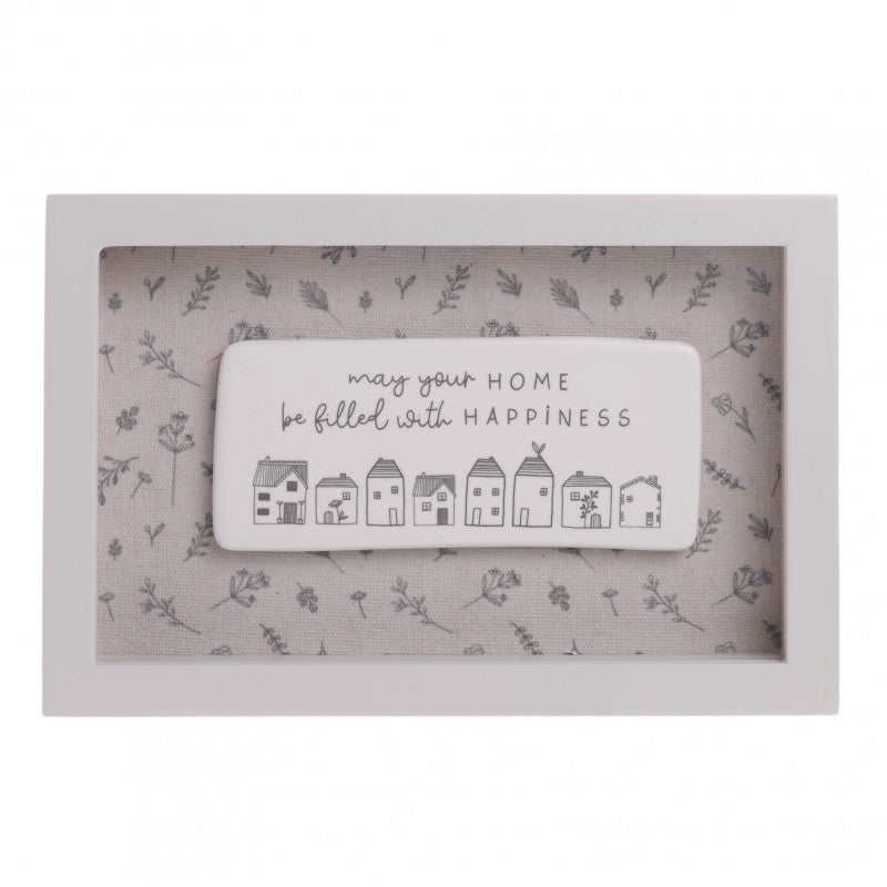 Home Large Framed Plaque