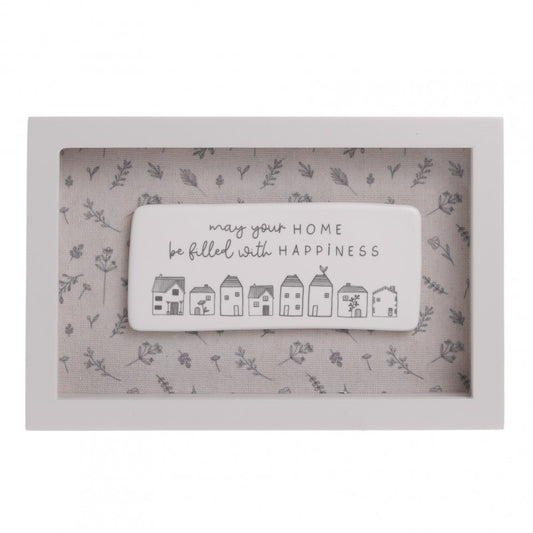 Home Large Framed Plaque