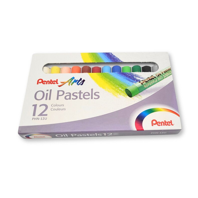 Oil Pastels Pentel Asst Pack 12