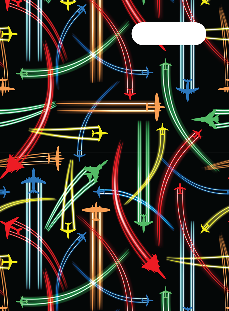 Spencil Scrapbook Cover - Jet Planes