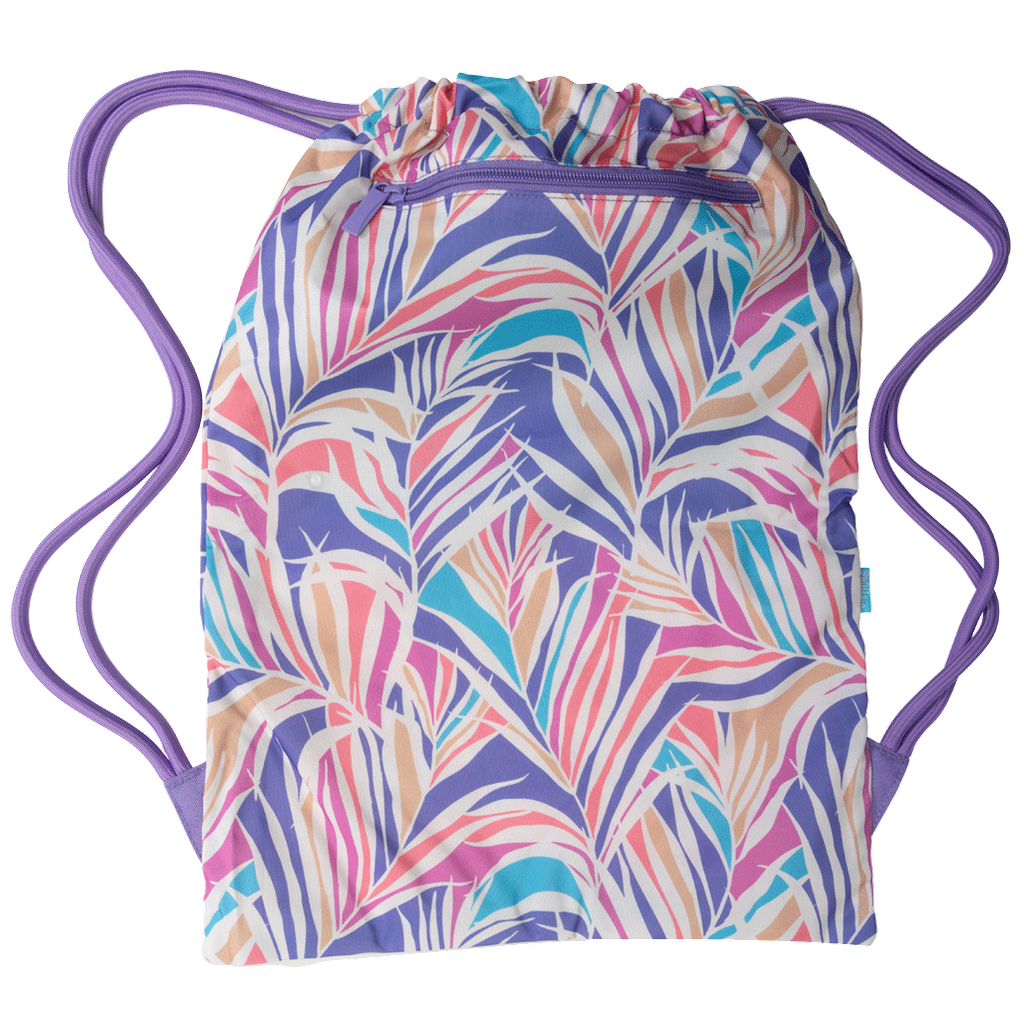 Spencil Big Drawstring Bag - Paradise Palms