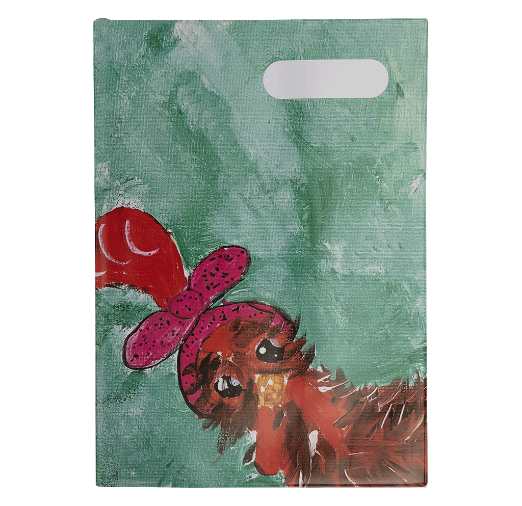 Spencil A4 Book Cover - Funky Chickee