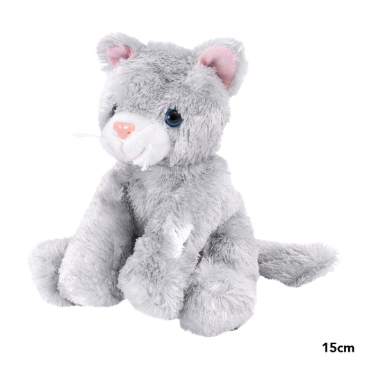 Mary Meyer Catsy Kitty Grey Cat 15cm