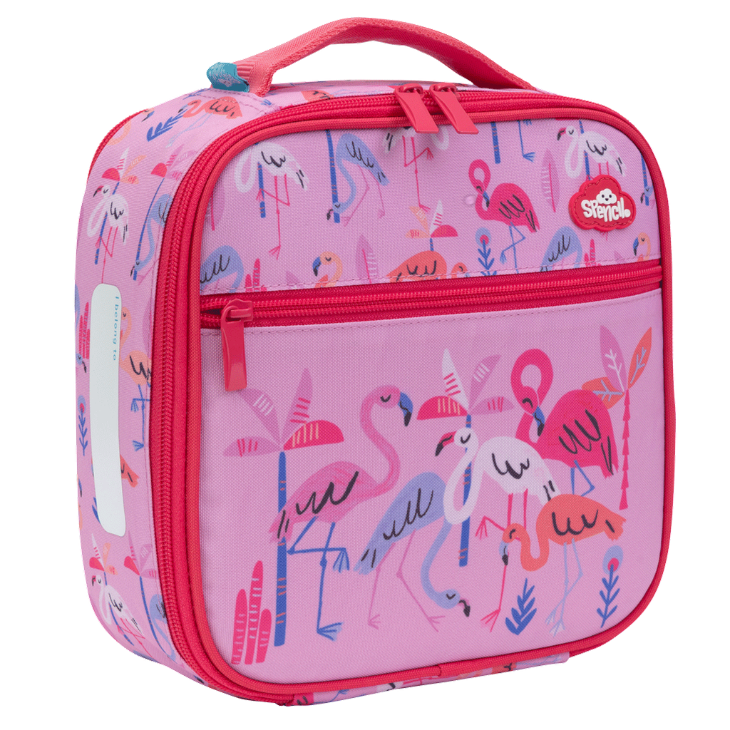 Spencil Little Cooler Lunch Bag - Flamingo Splash