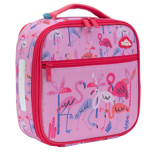 Spencil Little Cooler Lunch Bag - Flamingo Splash