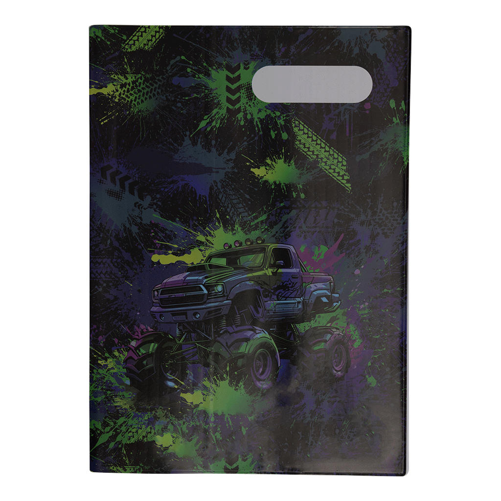 A4 Book Cover - Mega Wheels 2