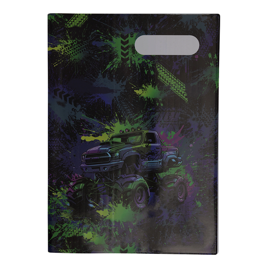 A4 Book Cover - Mega Wheels 2