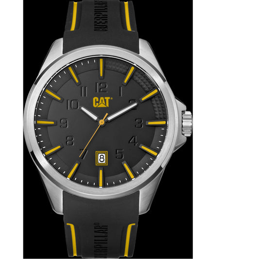 CAT - Slate 3HD Silver/Black/Yellow Watch