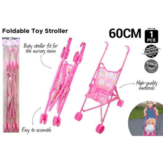 Plastic Toy Stroller 60cm