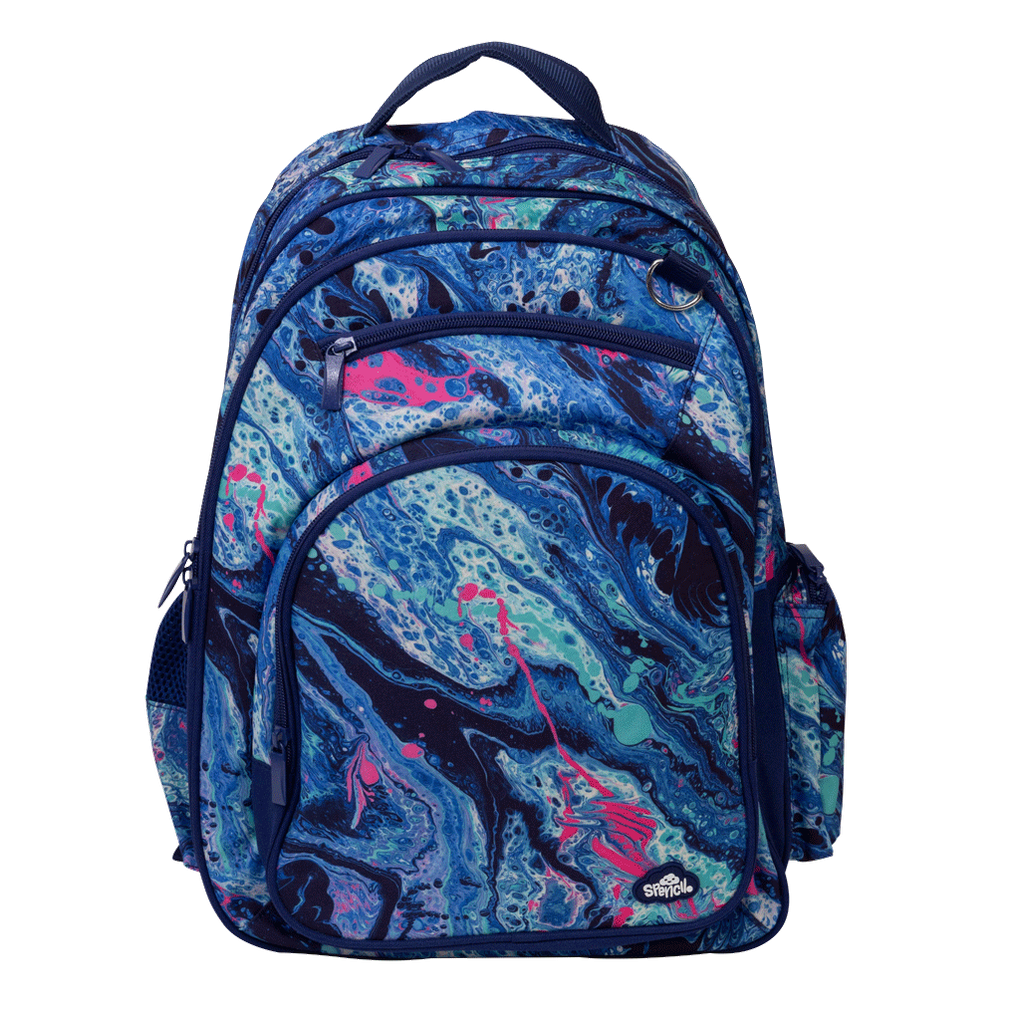Spencil Big Kids Backpack - Liquid Marble