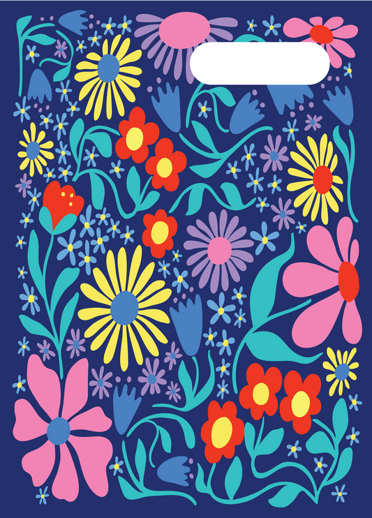 Spencil A4 Book Cover - Flower Fun