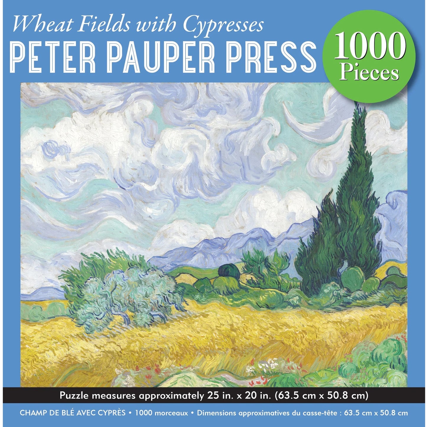 PPP Puzzle Wheat Fields with Cypresses 1000pc