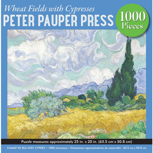 Wheat Fields with Cypresses Puzzle 1000 Pieces